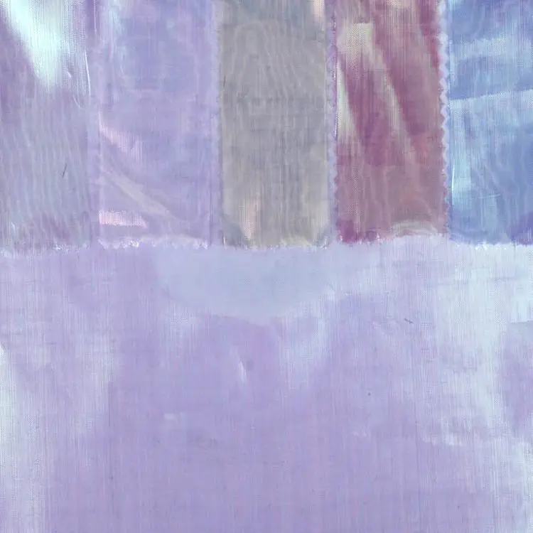 Bright dress rayon poly blue organza roll fabric tissue nude organza fabric