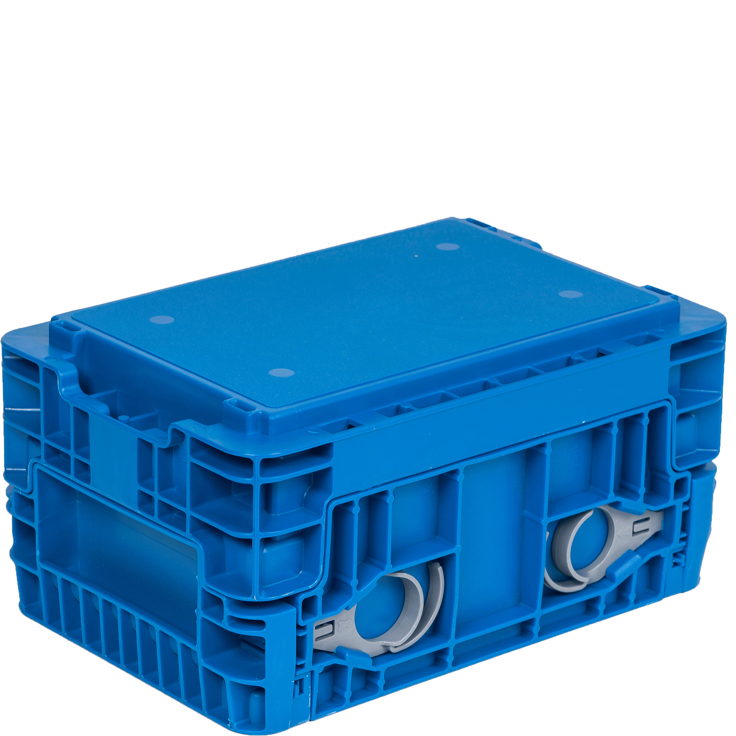 Collapsible Plastic Crate Small Size Portable Folding Crate Stackable Removal Plastic Moving Box Industrial Collapsible Crate