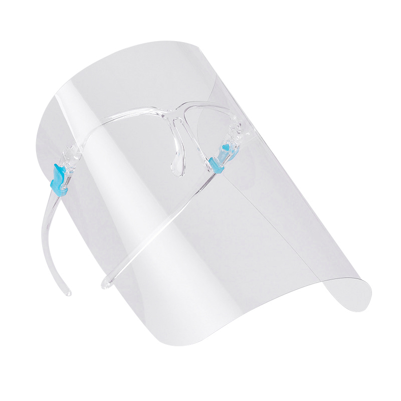 Reusable Safety Face Shield frame glass visors Protective Mask With Eye Shield Anti Frog