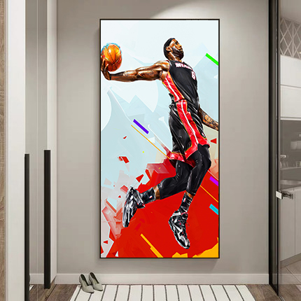 Большой баскетбольный игрок Kobe, футбол, звезда, настенные картины и постеры для домашнего декора, для мальчиков, комната, украшение, холст