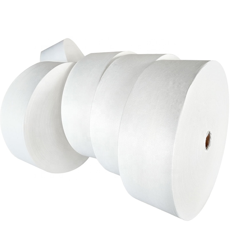 fluffy Skin-friendly cotton fiber spunlace nonwoven fabric rolls for towels raw material