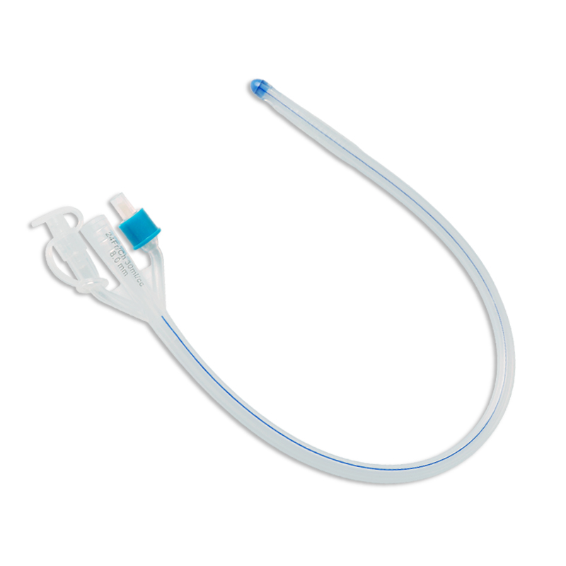 Disposable Medical Silicone Catheters Medical Disposable Hot sale Good quality silicone 2-way silicone 3-way catheter Silico