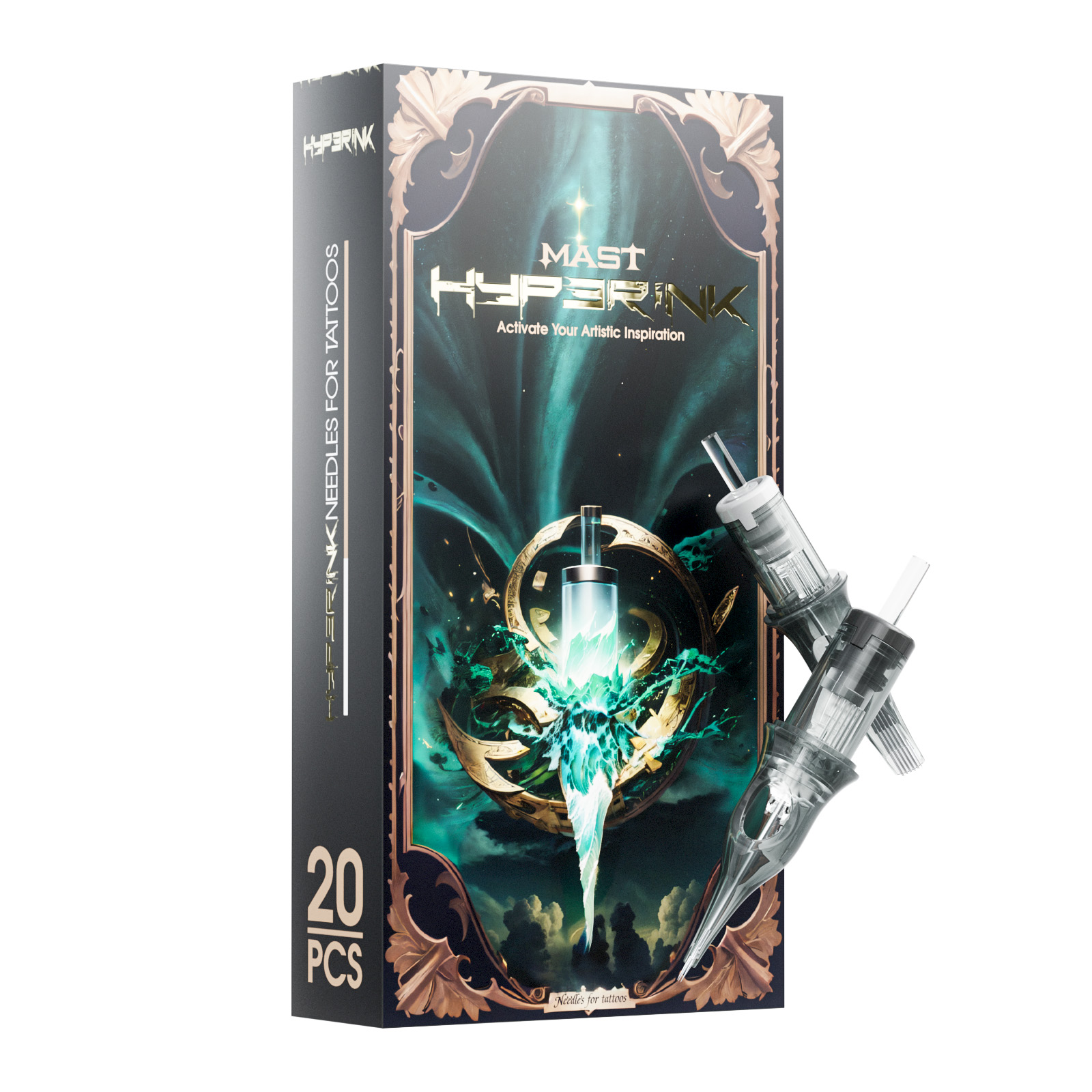 Wholesale Mast Premium Tattoo Cartridge Needle for Body tattoo Art Blackish Green Color