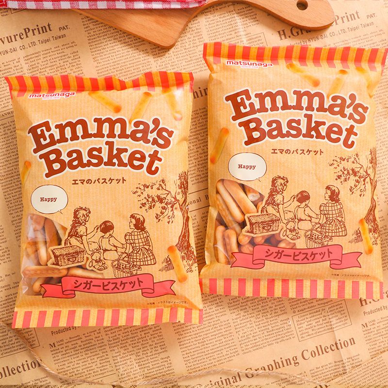 Wholesale imported Japanese brand snack wheat finger cookies children's baby crispy cookies casual snack 140g