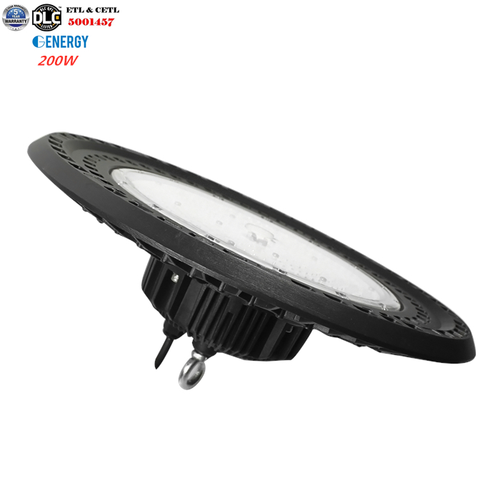 High cost effective suspending type ufo 200 watt industrial led high bay light housing