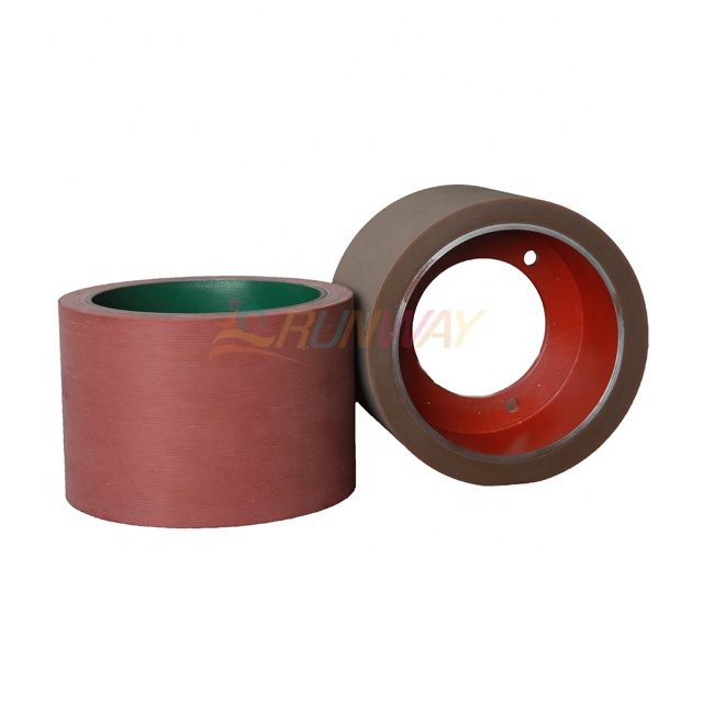 huller roller 6 inch muti-color rubber roller for paddy