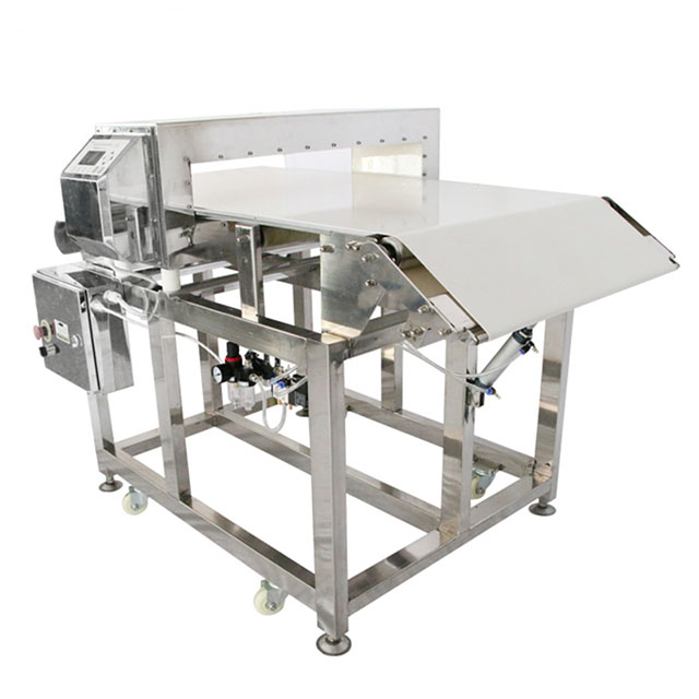 Digital food security packaging line metal detector conveyor