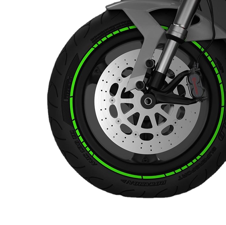 12 "мотоциклетные наклейки Pegatinas Moto полоски Светоотражающие Обода Колеса мото наклейки для Honda Yamaha Kawasaki Suzuki
