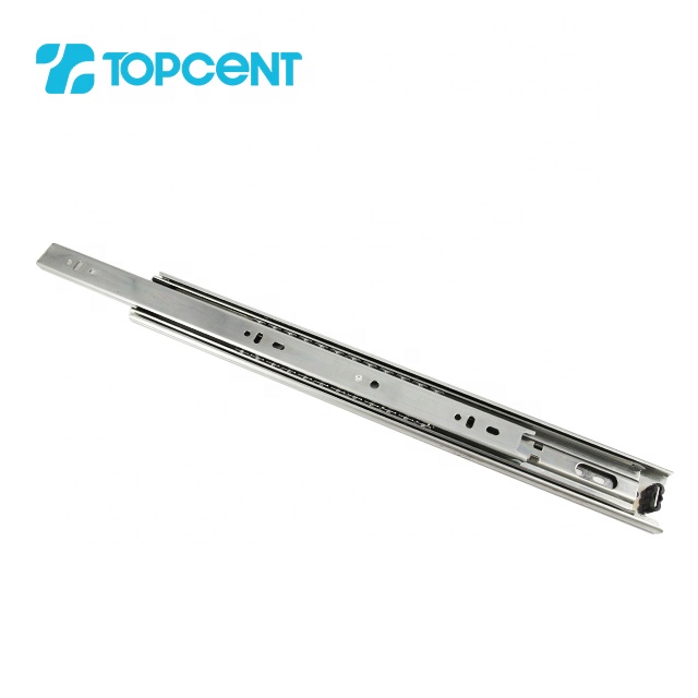 Topcent оптовая продажа; Горячая распродажа; Для корпусной мебели 3-раскладное телескопическое с шарикоподшипниками для выдвижных ящиков