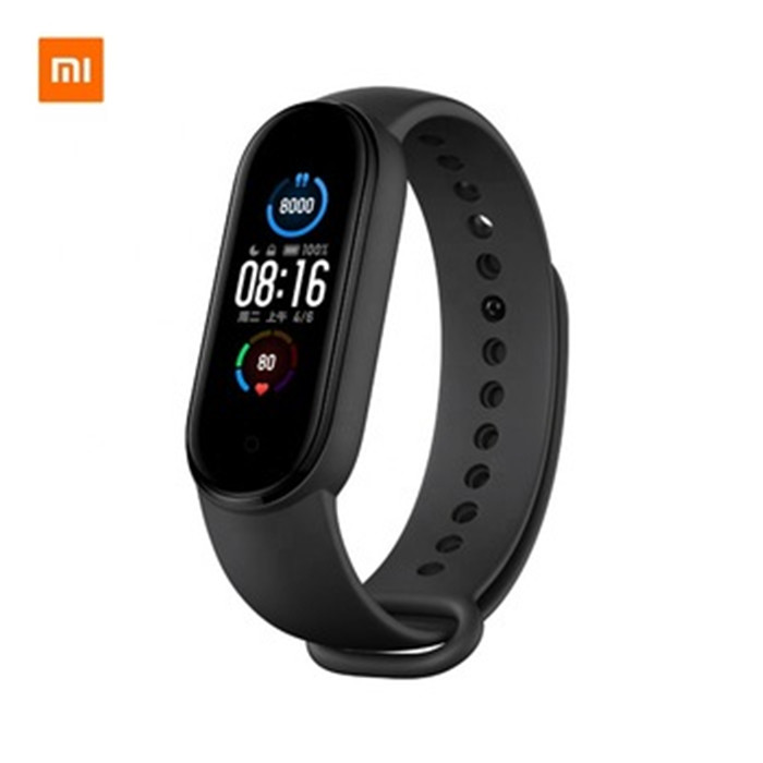 Оригинальный Смарт-браслет Xiaomi Mi Band 5 Xiaomi спортивный монитор сердечного ритма фитнес-браслет заряжаемый экран Miband 5