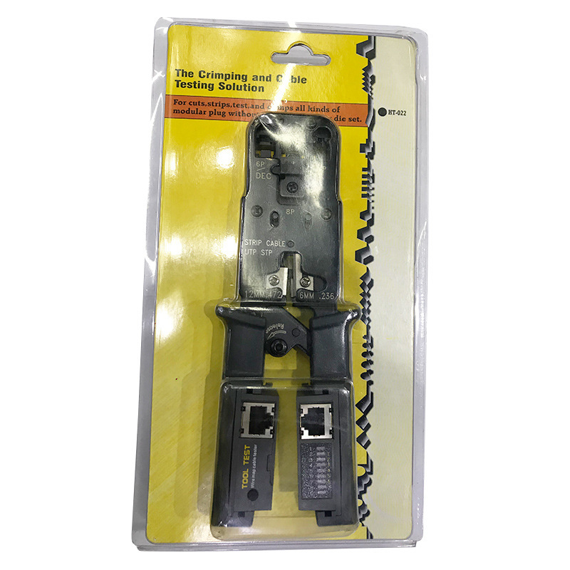 Обжимной инструмент Rj45, плоскогубцы для сетевого кабеля RJ45 CAT5e CAT6, для сетевого и телефонного кабеля