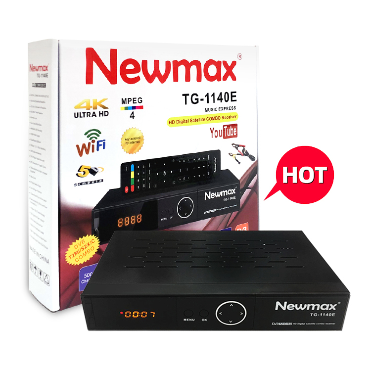 Горячая продажа Newmax TG-1140E Full HD 1080P декодер комбо DVB T2 S2 телеприставка