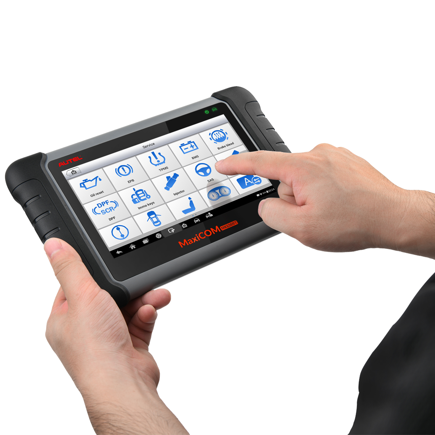Autel MaxiCOM MK808BT OBD2 автомобильный диагностический сканер инструмент обновленная версия MK808 MX808 считыватель кодов ОДИН ГОД бесплатное обновление