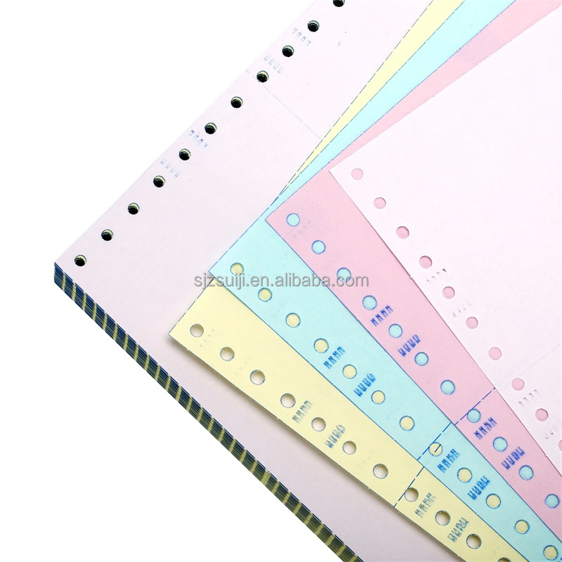 low price Carbonless ncr continuous Copy Paper for computer printing