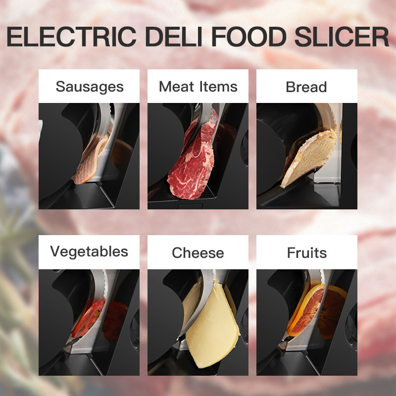 Household stainless steel frozen meat slicer machine Automatic food slicer