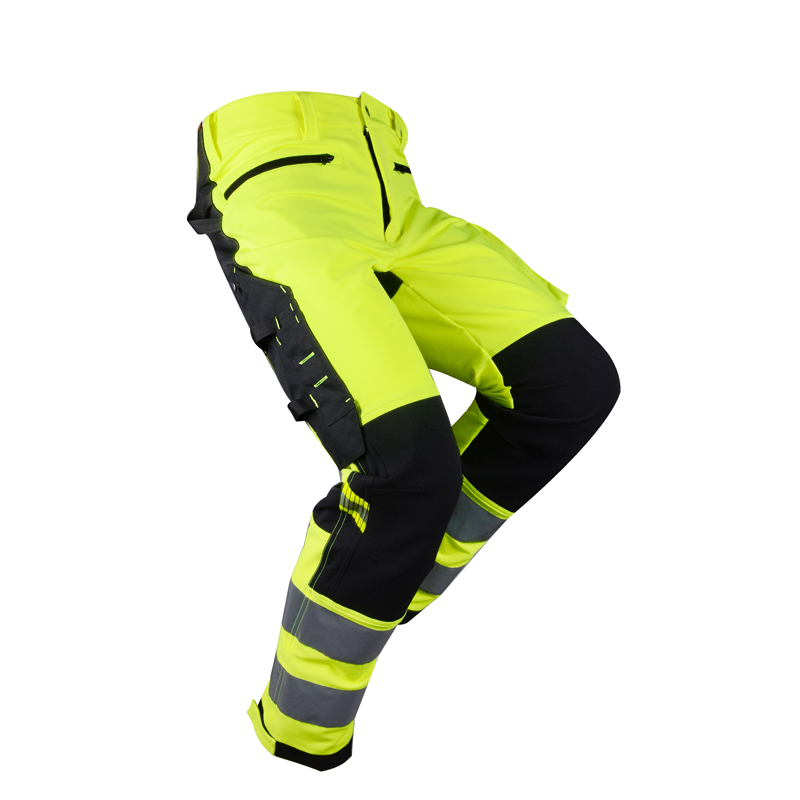Safety Work Trousers Multi pockets Work Pants Men's Workwear Pants Men Reflective Hi Vis Workwear Trousers