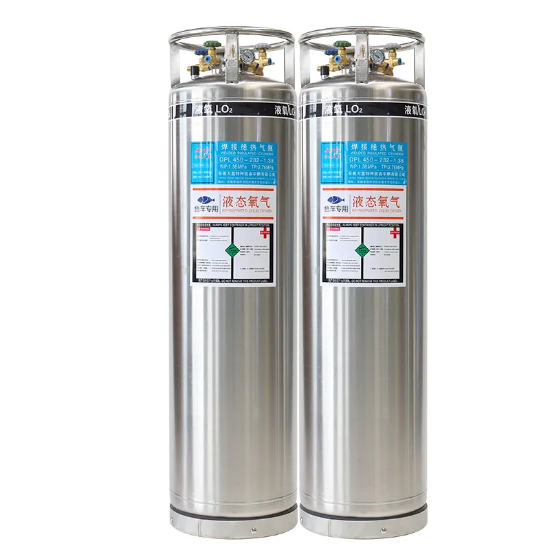 Liquid Oxygen/Nitrogen/Argon/CO2 Storage Tank Dewar Cryogenic Gas Cylinder, Hospital Medical Oxygen Supply Liquid Oxygen Tank~