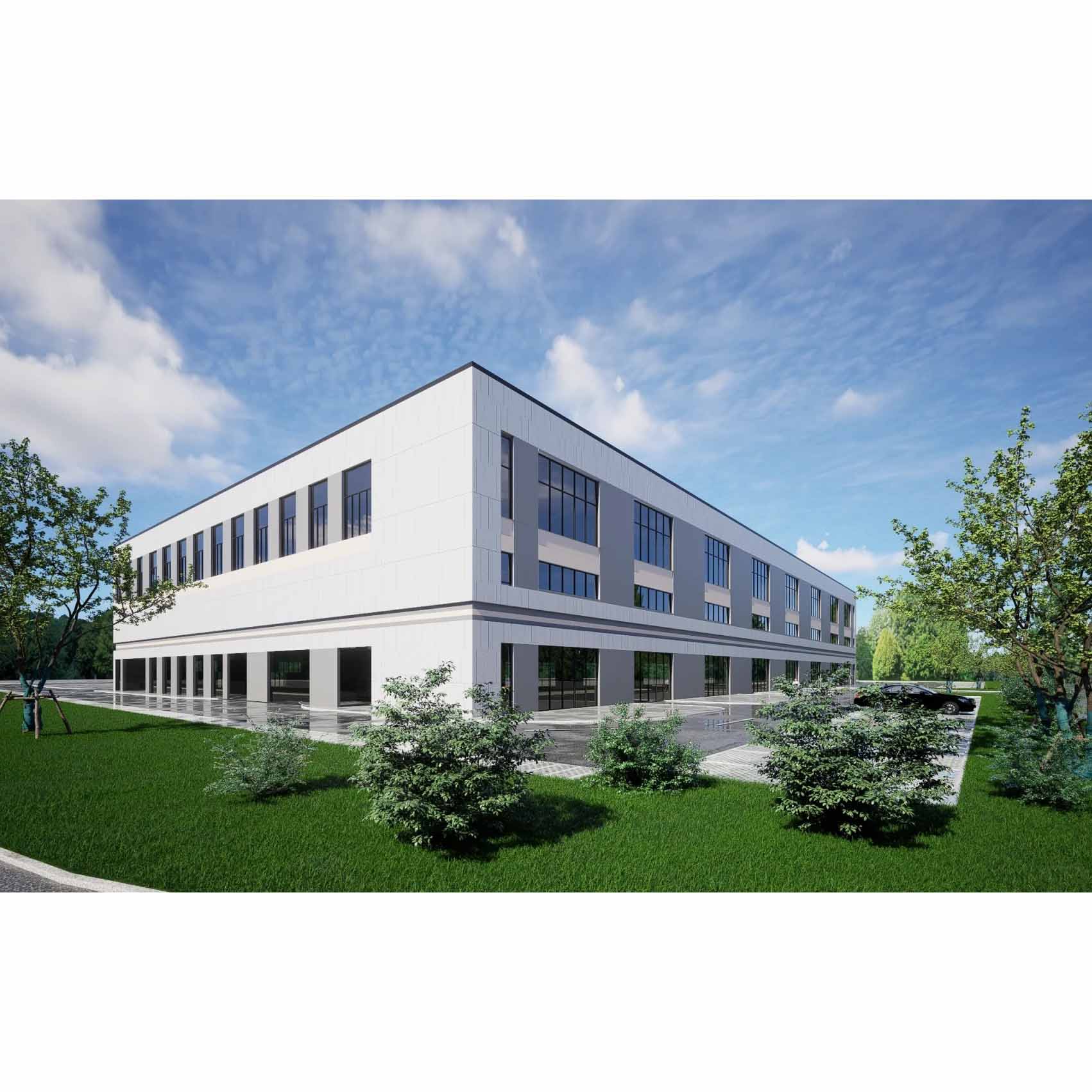Modern Metal Prefabrication Workshop Steel Structures Warehouse Office Building House Stylish Steel Structure Building Materials