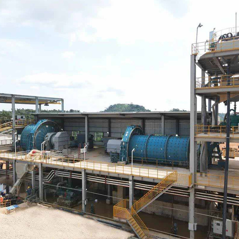 High Recovery Rate Mineral Ore Concentrator 100TPH Ore Beneficiation Plant