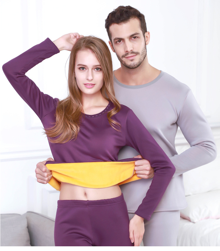 2021 New Winter Women Long Johns Winter Clothes Thick Fleece Thermal Underwear