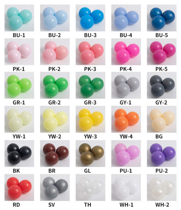 Ball pit balls colorful eco-friendly crush proof kids ocean balls