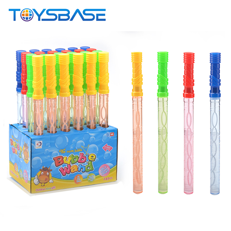 Оптовая продажа Bubble Wands | Красочные 24 шт. пластиковые детские мыло пузырь воды Stick игрушки для детей