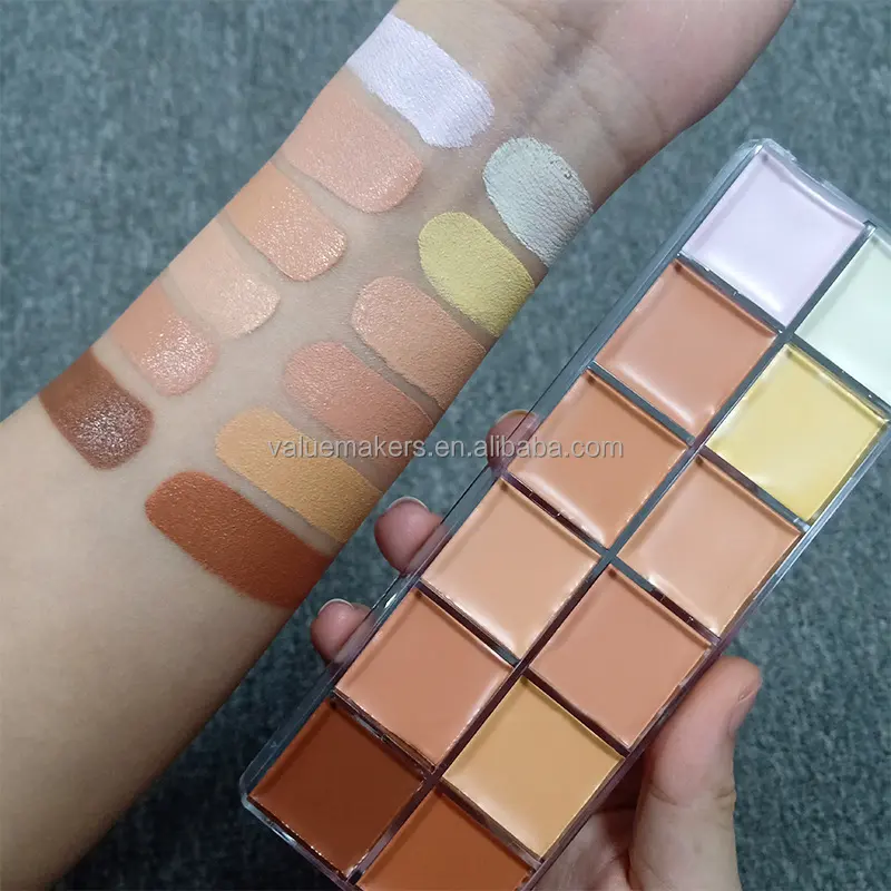 Makeup Foundation Palette Contour Palette Private Label Makeup Mixing Palette