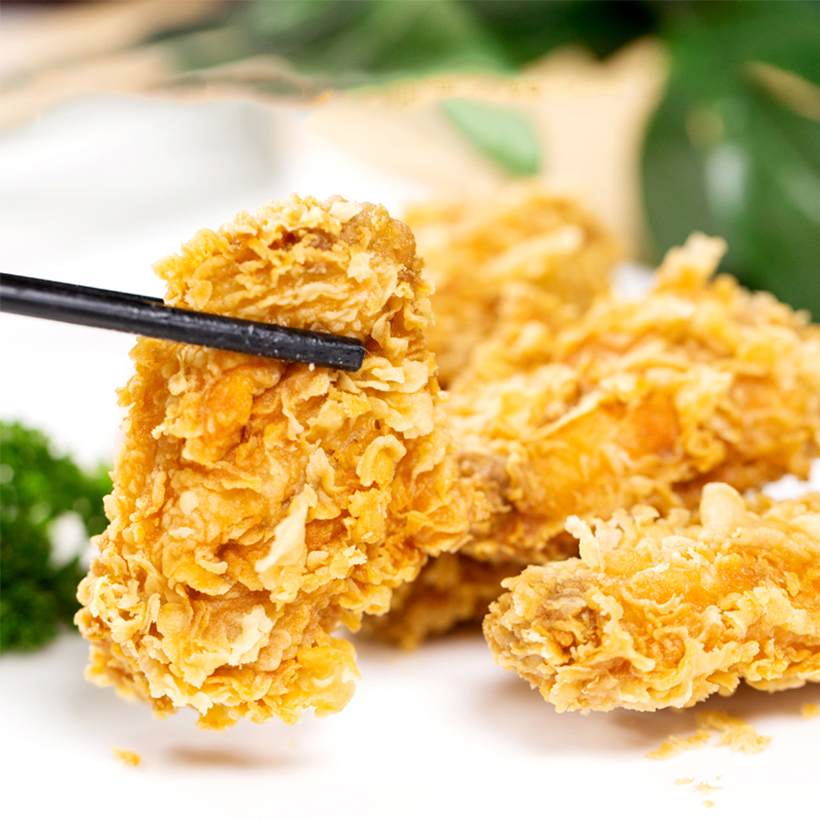 Tiantiantong 1 кг оригинальный вкус Жареная мука kfc Золотое хрустящее куриное покрытие микс