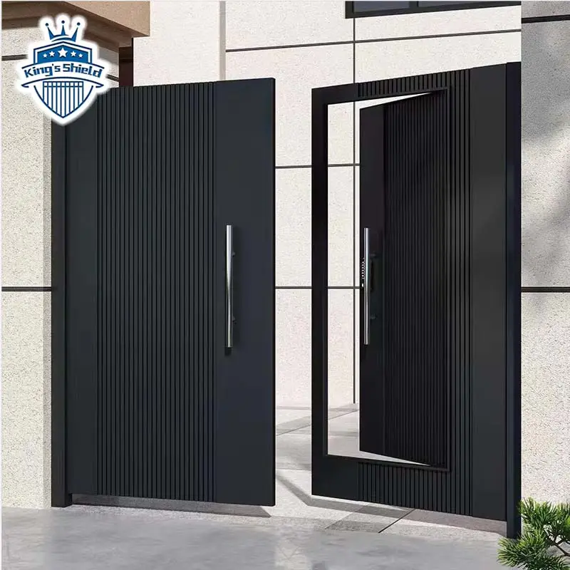competitive industrial automatic designs modern residential driveway villa main entrance aluminium garden swing gate