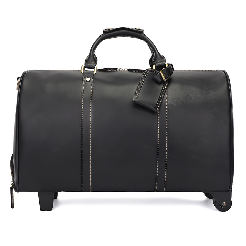 Genuine leather trolley bags travel business portable storage suitcases European-style luggage bags Carry-On Luggage Bag