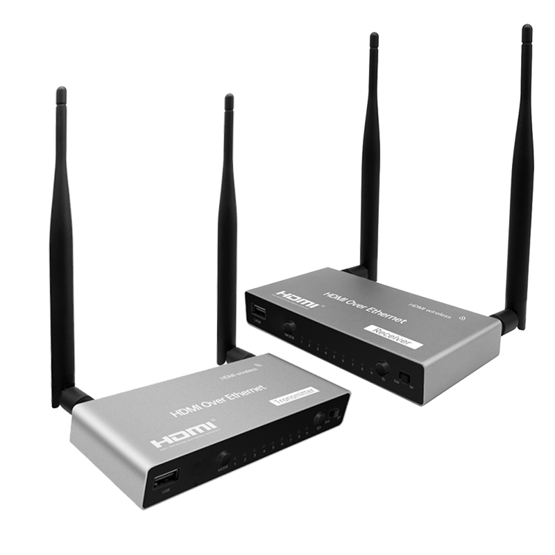 "Новый беспроводной HDMI удлинитель 656ft 200m (HDMI передатчик + приемник) Поддержка HD 1080P видео и цифровой аудио колонки для портативных ПК