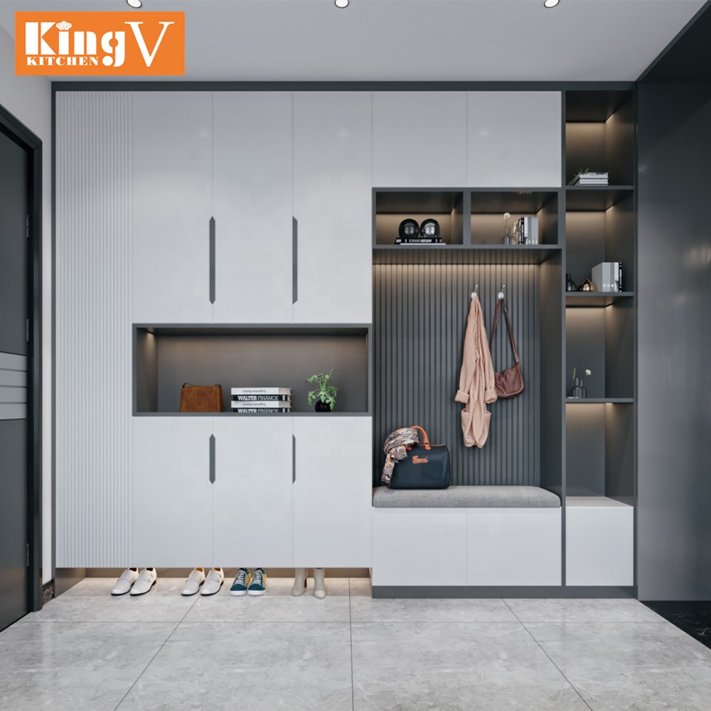 Foshan factory cheap direct selling modern style shoe cabinet locker customization