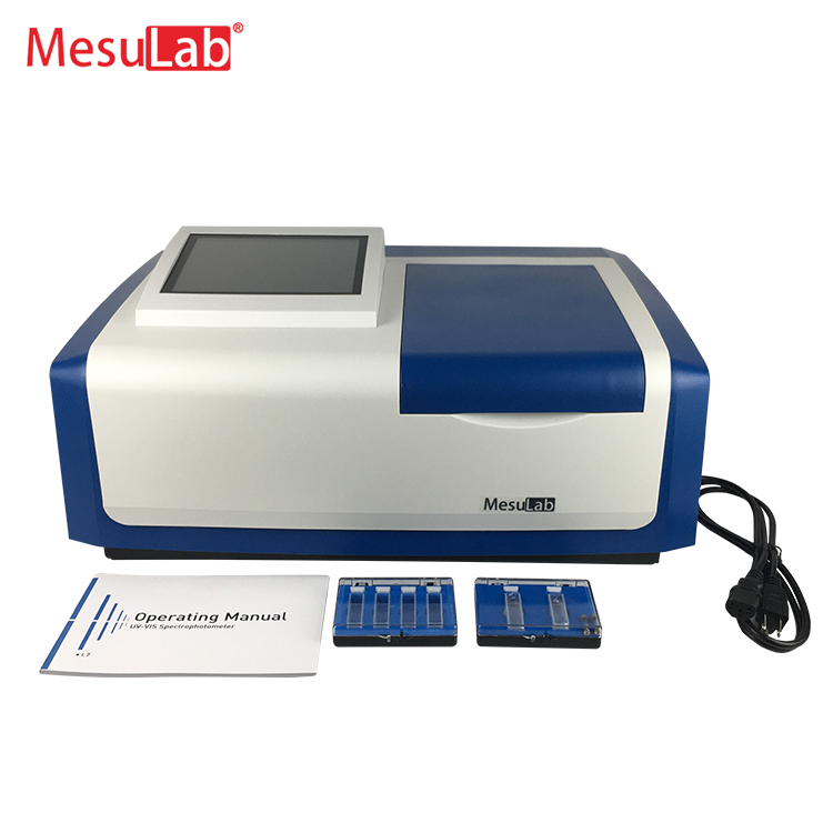 MesuLab хороший поставщик 190-1100nm диапазон и 2nm полоса пропускания uv-vis ME-L7 спектрофотометр uv двойной луч спектрофотометр