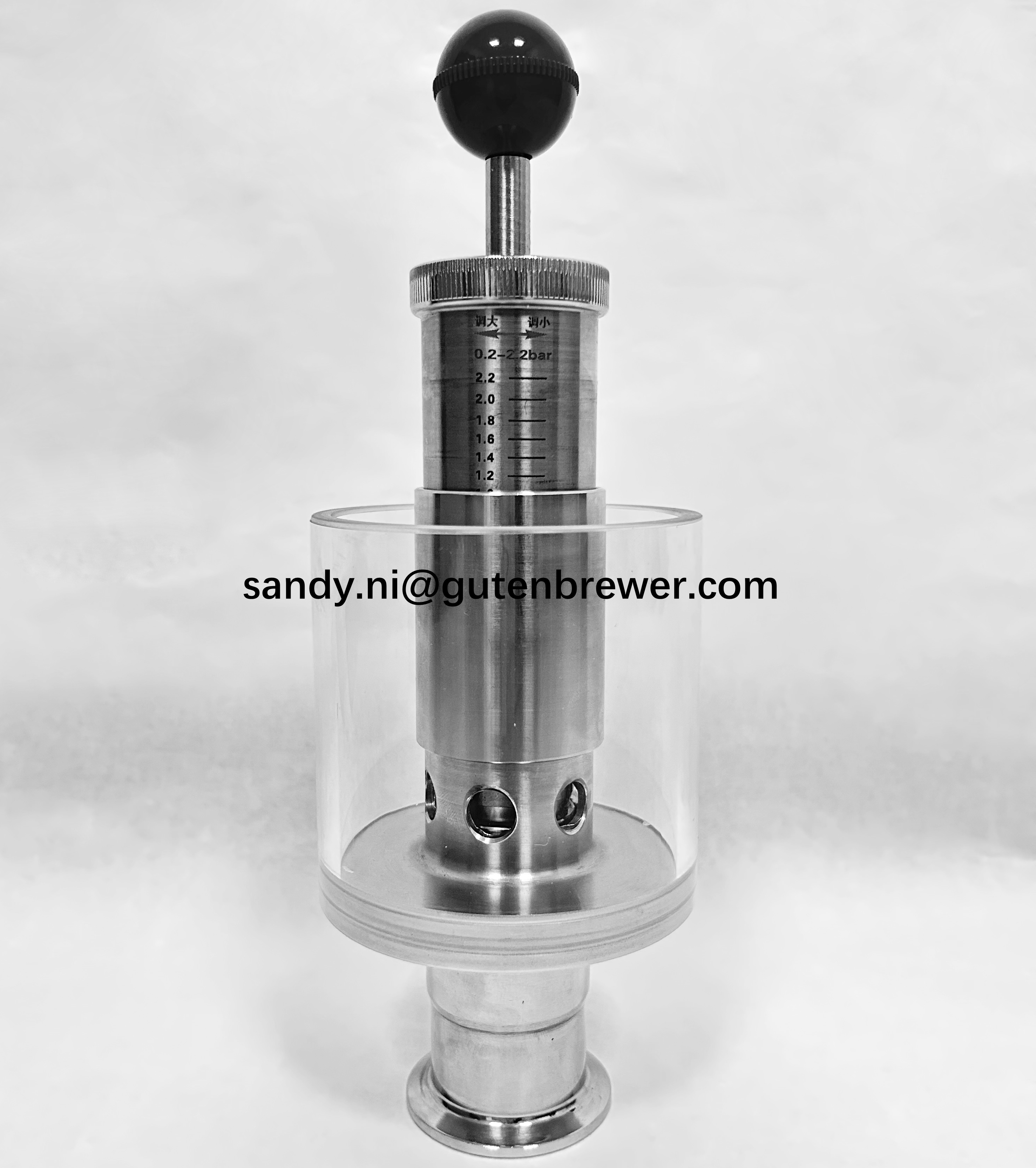 Нержавеющая сталь Homebrew Spunding клапан 1,5 ''санитарный трехклевер зажим для пива пивоваренное оборудование