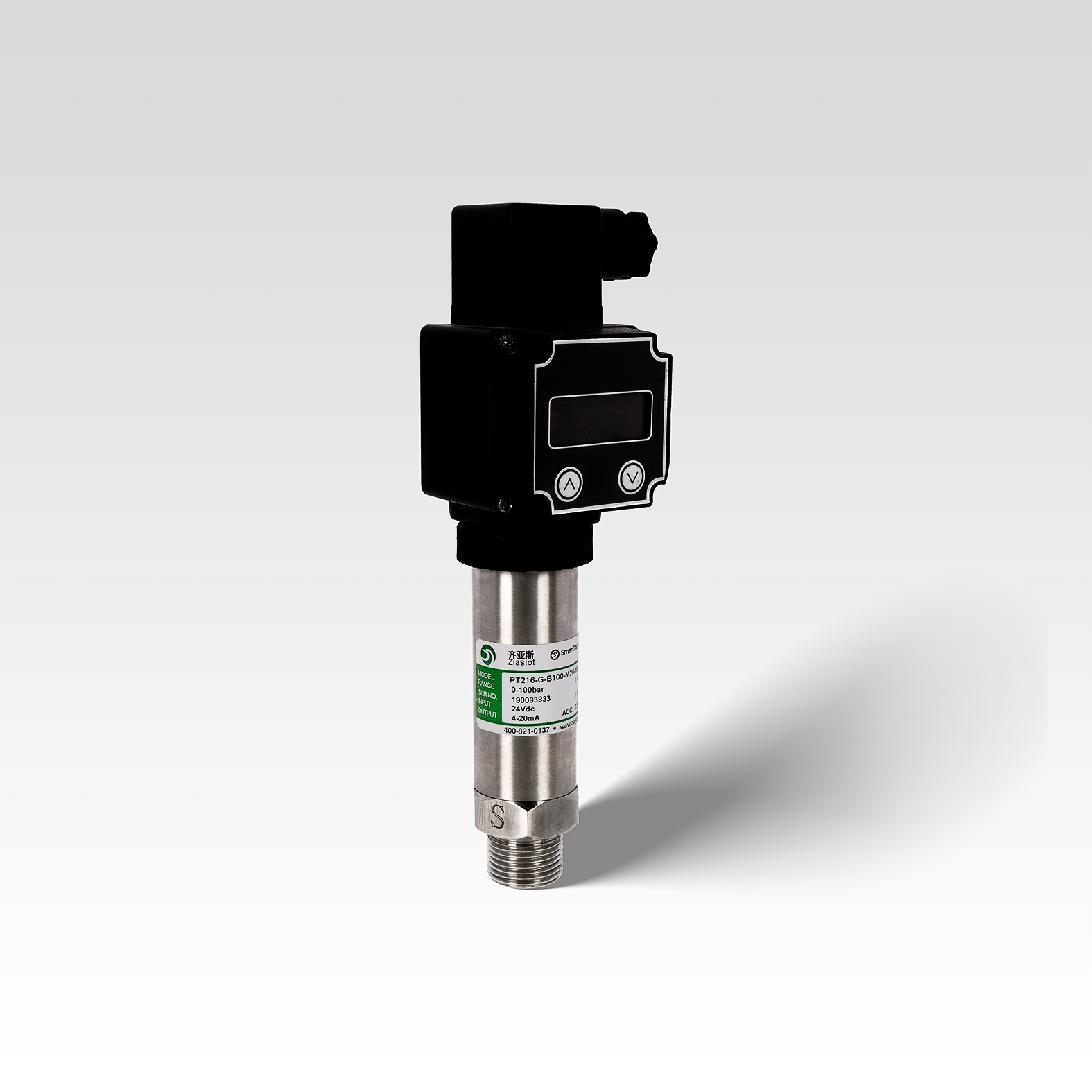 PT216-4D LED liquid pressure sensor with digital display Digital Display Pressure Transmitter ifm pressure sensor