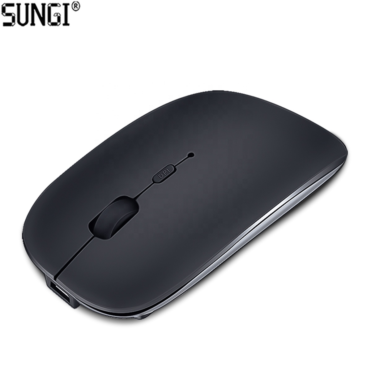 SUNGI Good Quality Silent Wireless Bluetooth Mouse with Rechargeable Lithium Battery for iPhone iPad Macbook