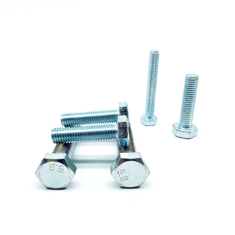 Carbon Steel Fasteners Roofing Bolt Hex Zinc Plated China Bolt And Nut