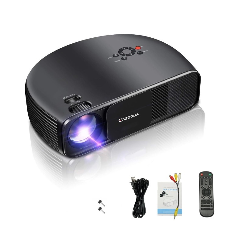 Cheerlux CL760 HD проектор, 1920x1080 разрешение, домашний кинотеатр, светодиодный проектор, ЖК-телевизор, 3D кинотеатр, видео проектор