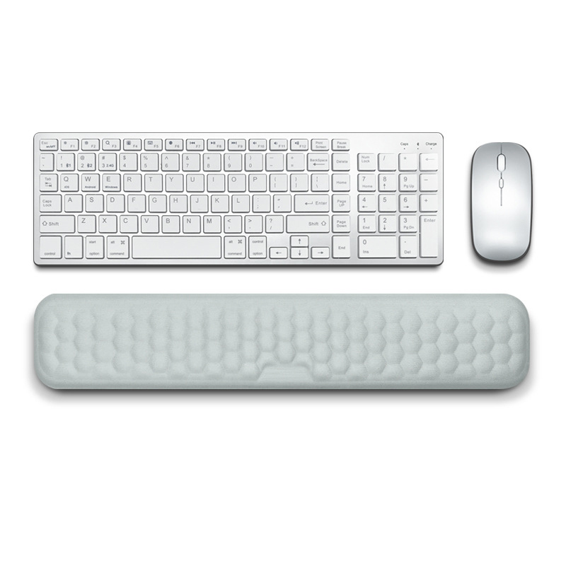 Hot selling keyboard wrist rest and wrist support set memory foam keyboard wrist rest set for office