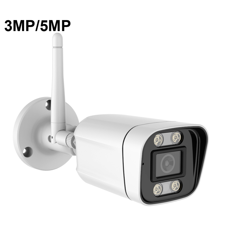 QEARIM Hot Outdoor IP66 AI human detection full color CCTV Camera IP Wireless P2P 3MP ICSEE wifi bullet camera