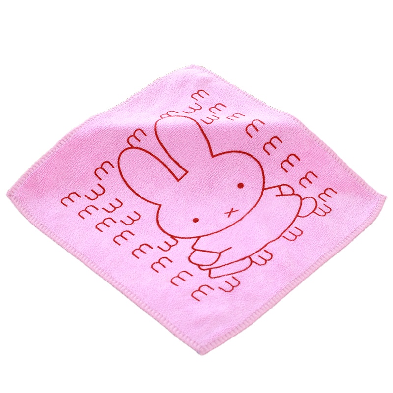 Wholesale Cheap Microfiber Kid Cute Cartoon Hand Towel Custom Mini Children Microfiber Towel