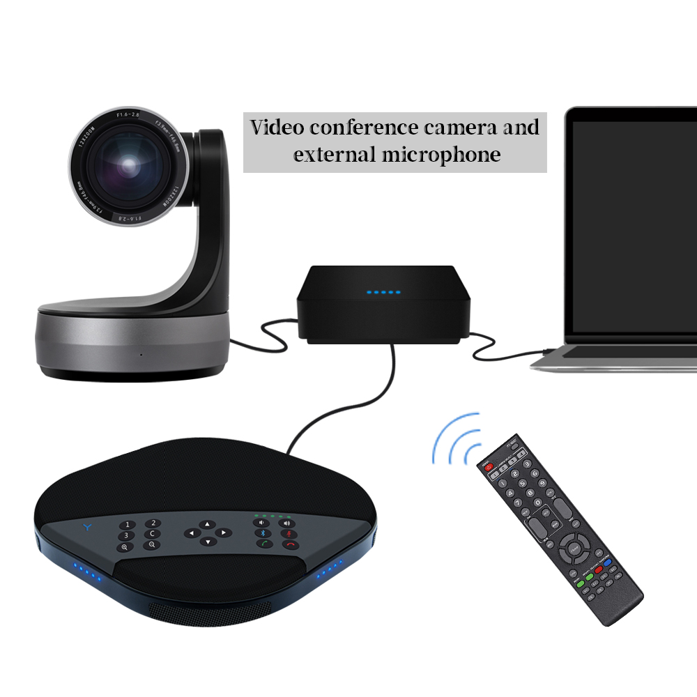Система видеоконференции KATO-HD3500e с HD 1080P 12X зум камеры ptz камера для офиса видео конференц-связи со спикерфоном и ССД