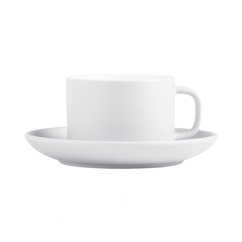 New Design Personalized Colored Glazed Ceramic Espresso Coffee Tea Cups Ceramics Porcelain Cup And Saucer Set