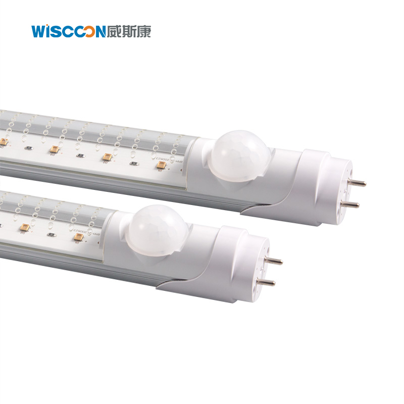 T8 UVC LED дезинфекционная трубка с PIR датчиком движения без озона, без вреда 600 мм