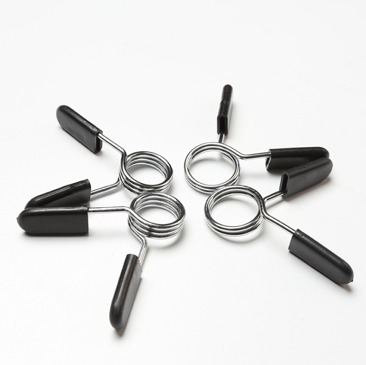 Weightlifting Custom Barbell Clamp Locking Spring Collar Bar Barbell Collar