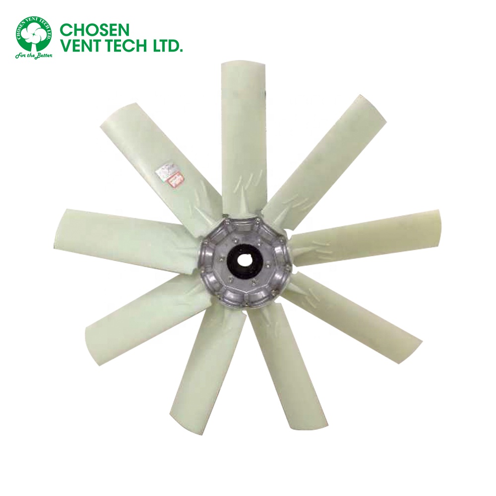 Chinese manufacturer in Cambodia industrial plastic axial impeller fan blades