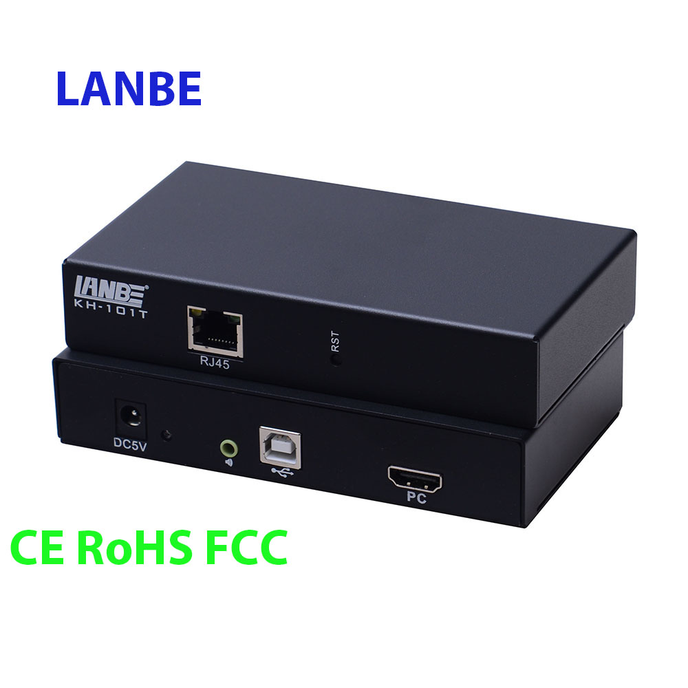 Support 1080P Video Format Desktop 1 Input 1 Output Through Network Cable Transmit HD Video 100m HDMI KVM Switch