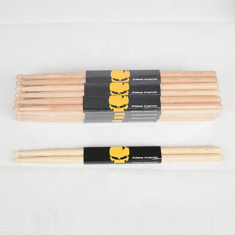 Китай, древесина hickory, без логотипа, 5A 5AN, нейлоновые барабанные палочки
