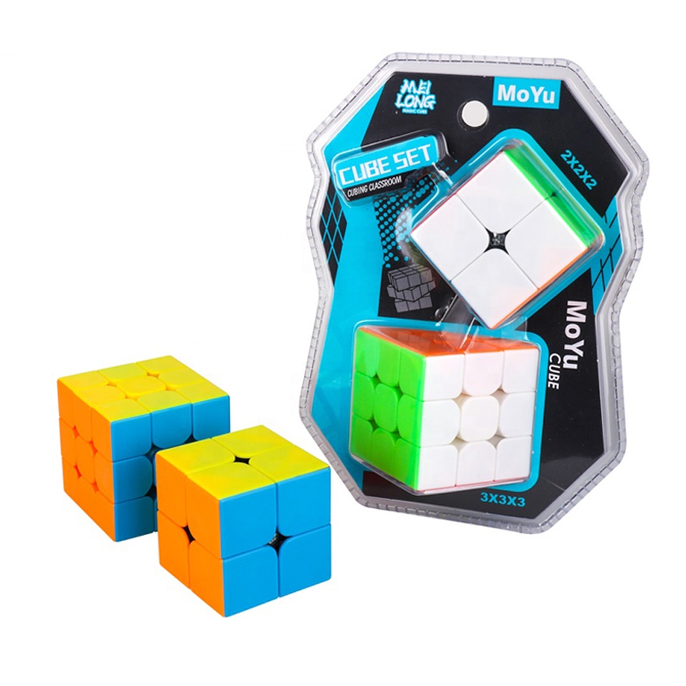 MoFangJiaoShi Meilong пластиковый игровой куб без наклеек Moyu набор из 2 для продажи