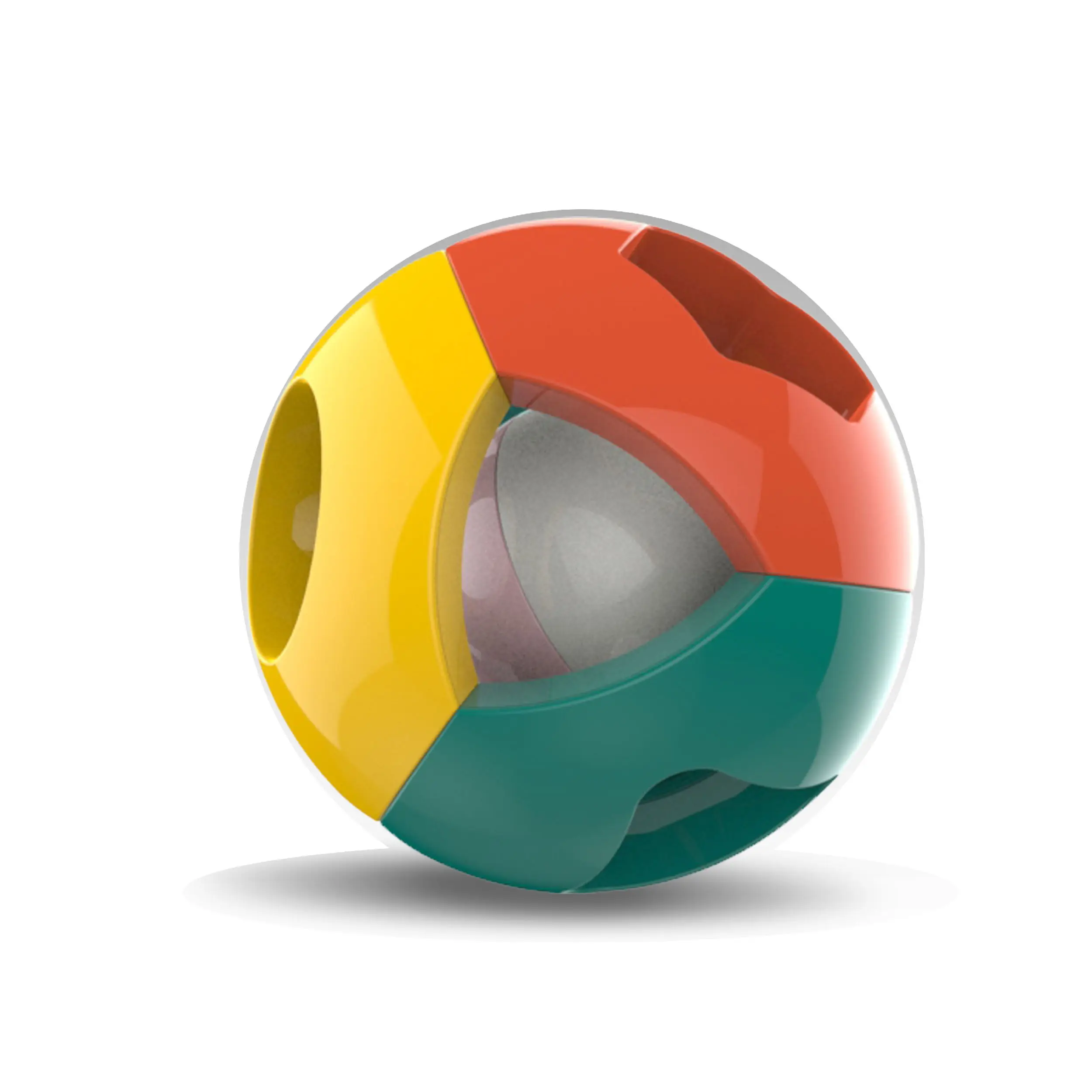 Оптовая продажа пластиковый погремушка мяч детская погремушка мяч игрушка детская игрушка для продвижения